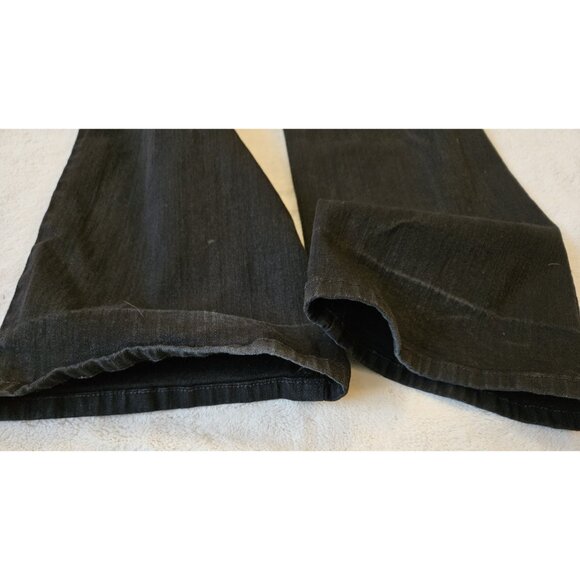 NYDJ Not Your Daughters Jeans Womens 6 Black Straight Denim 28 x 31 - Picture 7 of 14